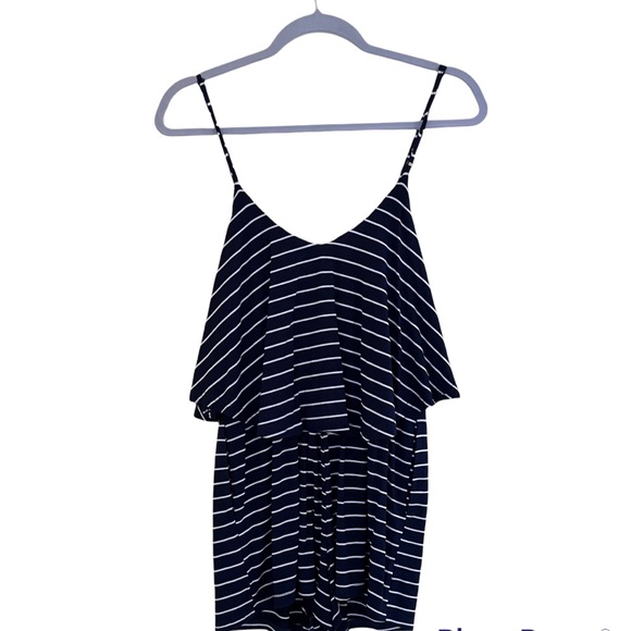 Gianni Bini Striped Knit Romper S - Picture 3 of 6